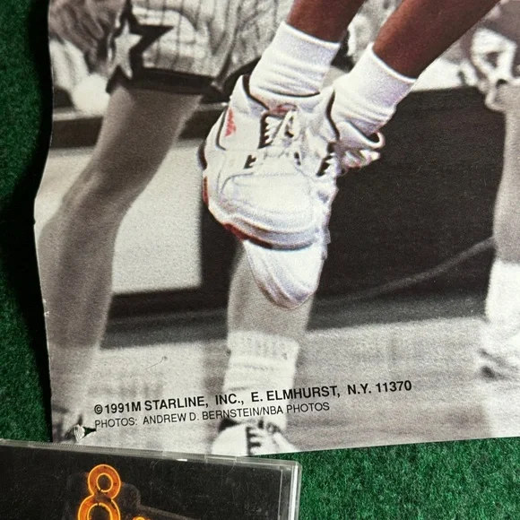 Vintage 90s Socttie Pippen Chicago Bulls 1991 Starline 22x34” Basketball Poster